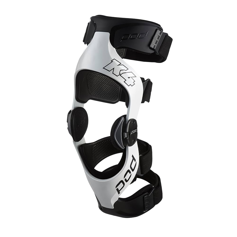 POD K4 ニーブレース ホワイト XL/2XL【未使用品】 POD MX POD K4 2.0 ニーブレース ホワイト 左右セット